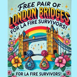 Free Pair Of Earrings For Los Angelas Fire Survivors